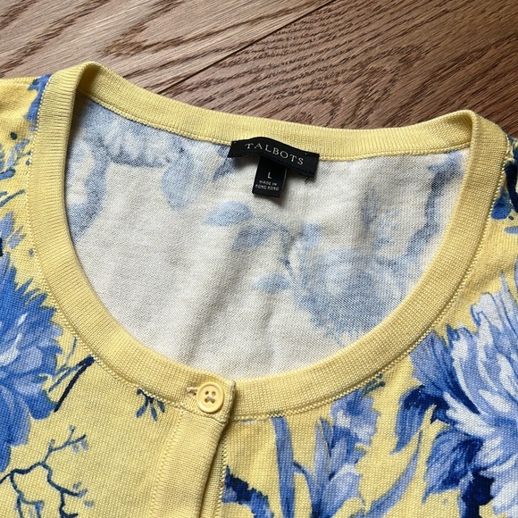 Talbots floral sweater - Picture 7 of 9